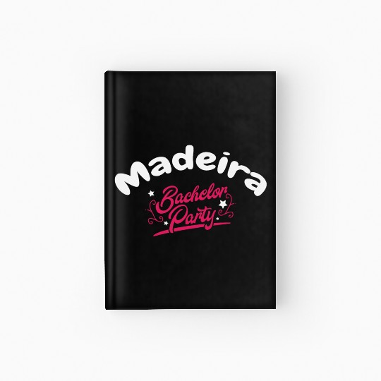 Bachelor Party Hardcover Journal Madeira Pre Wedding