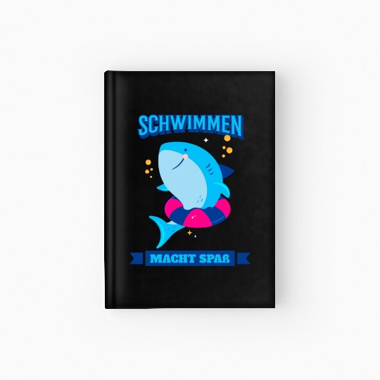 Learn To Swim Swimming Is Fun Hardcover Journal