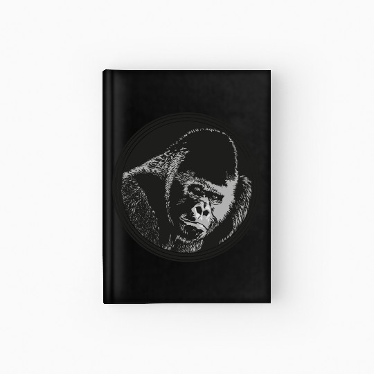 Gorilla ape Hardcover Journal