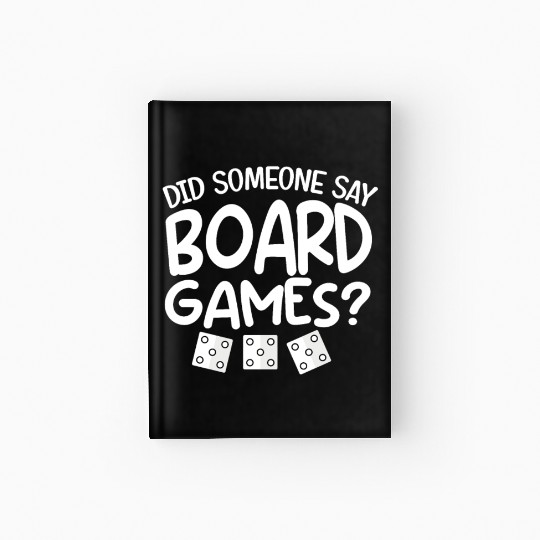 Funny Board Game Gifts For Men Women Card Gamer Hardcover Journal