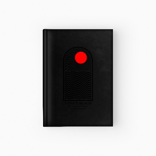 Venice Beach Florida Hardcover Journal