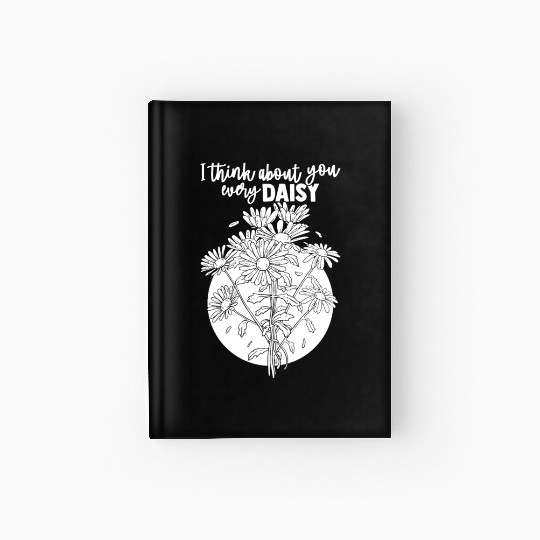 Daisy Garden Gardening Gardener Hardcover Journal