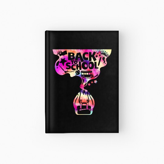 Backpack School Bus Back to School Hardcover Journal