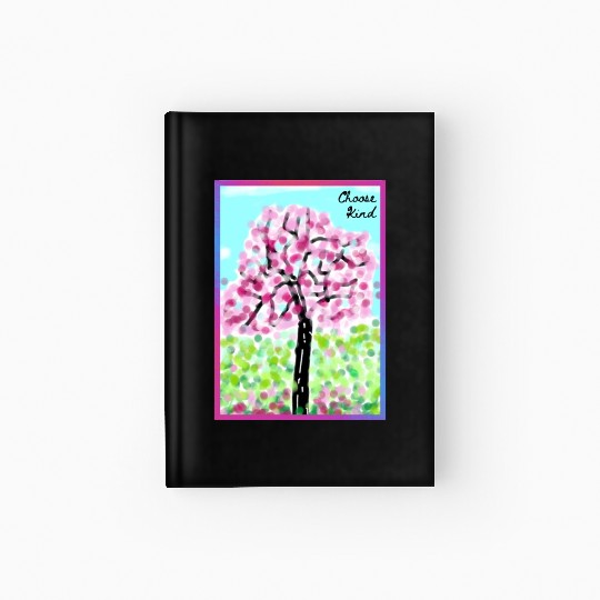 Choose Kind | Be A Kind Human | Cherry Blossom Hardcover Journal