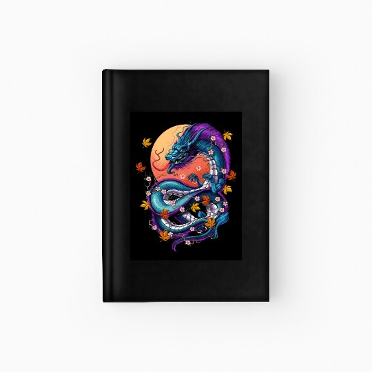 Japanese Dragon Hardcover Journal
