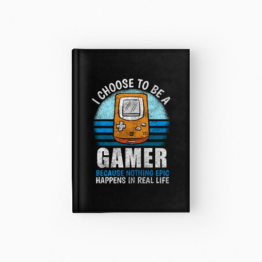 Gaming Nerd Energy Internet Hardcover Journal