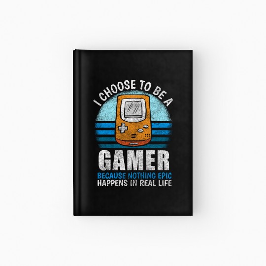 Gaming Nerd Energy Internet Hardcover Journal