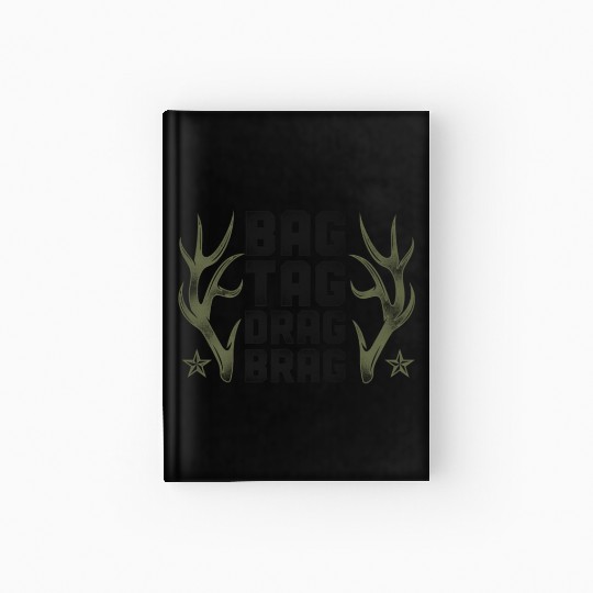 Buck Deer Hunting Hunter Vintage Hardcover Journal