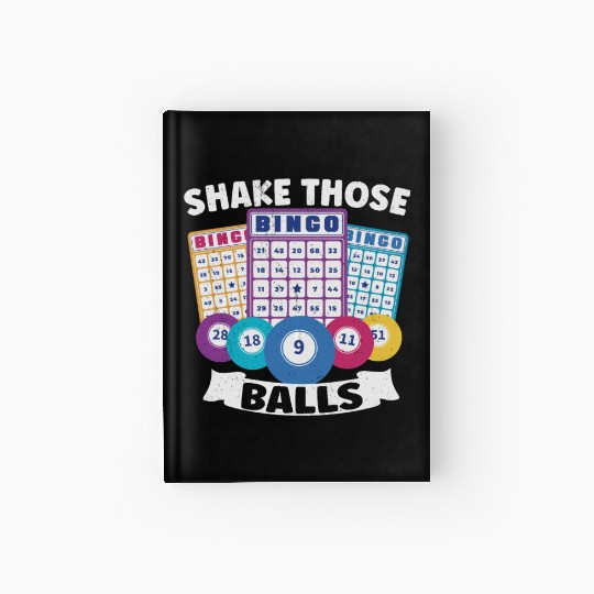 Bingo Card Game Grandma Bingo Player Bingo Cards Hardcover Journal