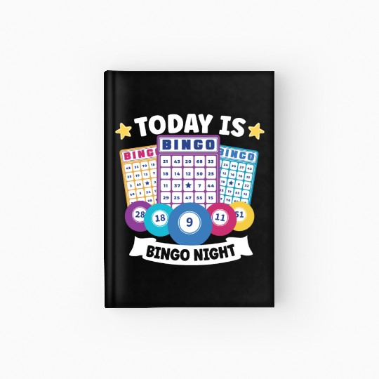 Bingo Card Game Grandma Bingo Player Bingo Cards Hardcover Journal