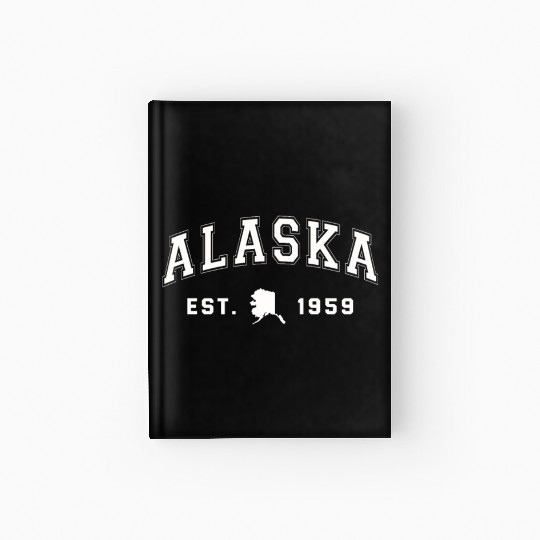 Alaska Gift USA Natur Bär Denali Grizzly Wald Hardcover Journal