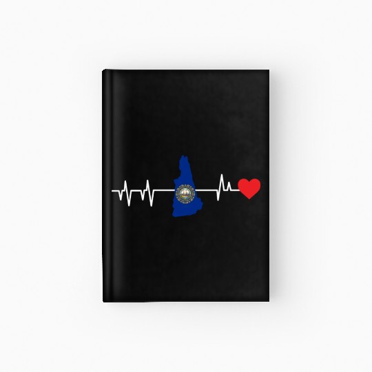 New Hampshire Heartbeat Gift Hardcover Journal
