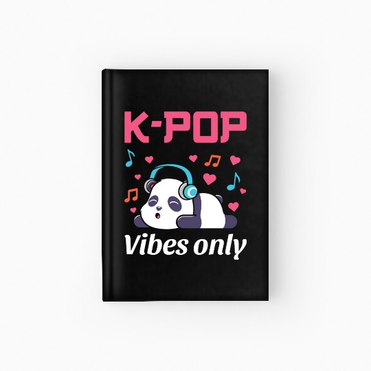 kpop vibes only, k pop music, korean pop music Hardcover Journal