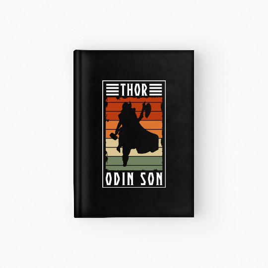 Thor Norse Runes Mythology Hammer Valhalla Gods Hardcover Journal