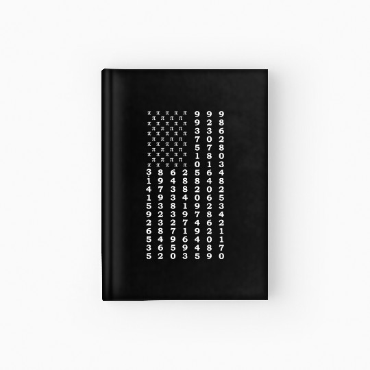 Funny Pi Day Math Science American Pi Stars Hardcover Journal