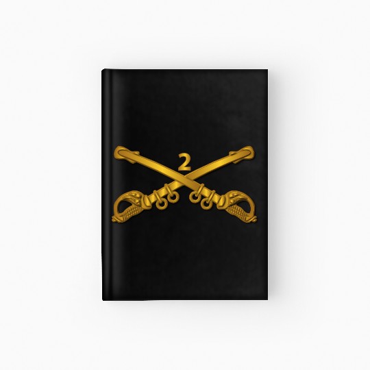 Army 2nd Cavalry Branch wo Txt Hardcover Journal