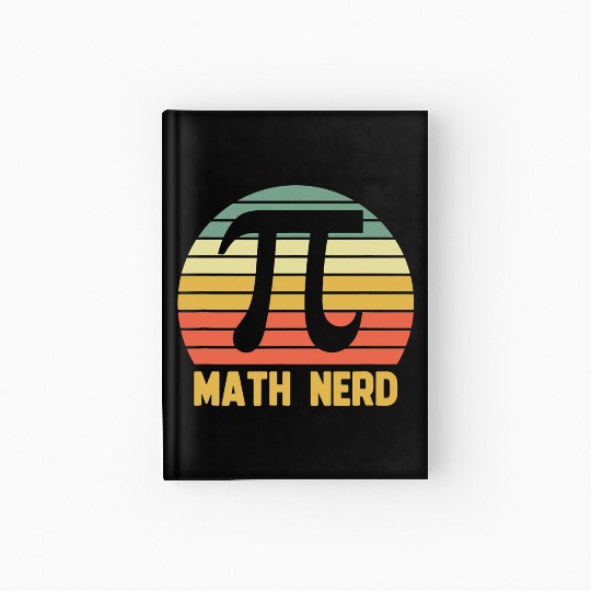 Pi Day Vintage Math Nerd Teacher 3 14 Retro Gift Hardcover Journal