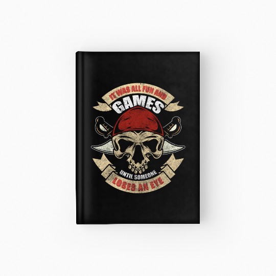 Pirates Outlaw Buccaneer Hardcover Journal