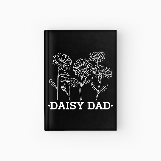Daisy Garden Gardening Gardener Hardcover Journal
