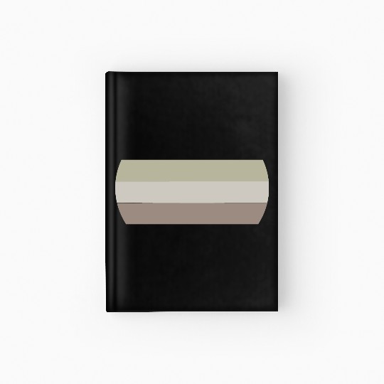 Camouflage Circle Center only Hardcover Journal