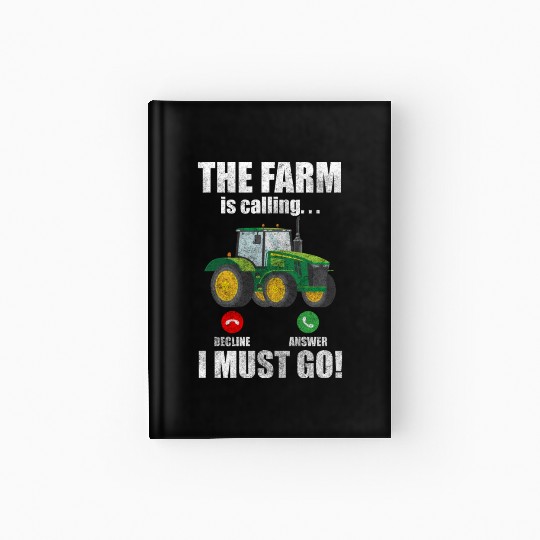 Agriculture Commercial Vehicle Tractors Grain Hardcover Journal