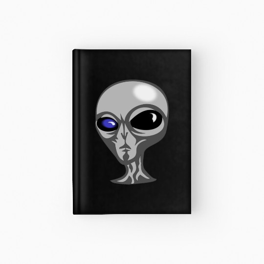 Roswell New Mexico Grey Alien Hardcover Journal