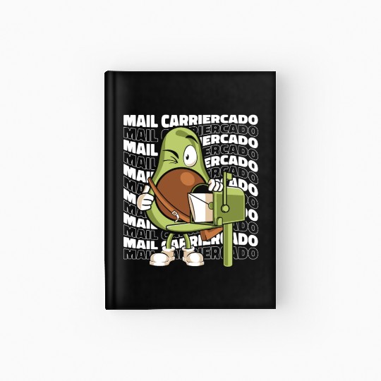 Mailman Postal Worker Mail Carrier Hardcover Journal
