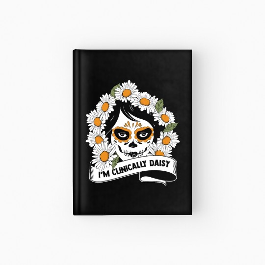 Daisy Garden Gardening Gardener Hardcover Journal