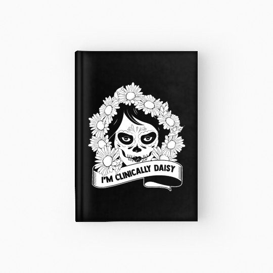 Daisy Garden Gardening Gardener Hardcover Journal