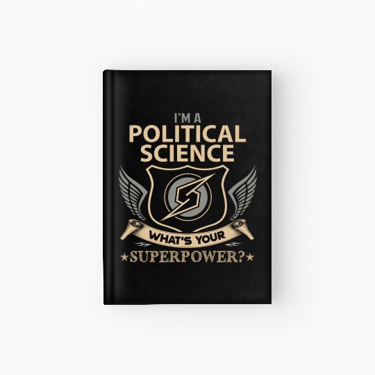 Political Science Hardcover Journal - Superpower Job Gift It