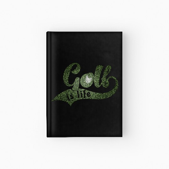 GOLF IS LIFE Distressed Look Hardcover Journal