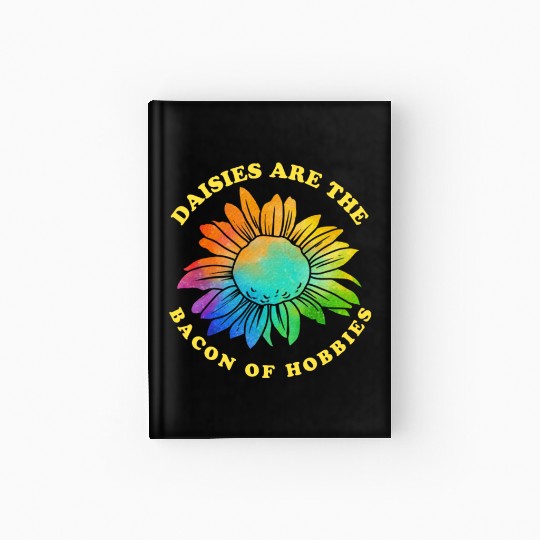 Daisy Garden Gardening Gardener Hardcover Journal