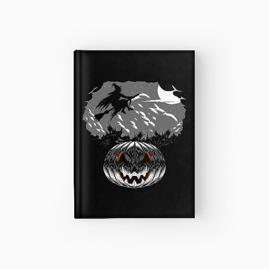 Pumpkin Halloween Hardcover Journal