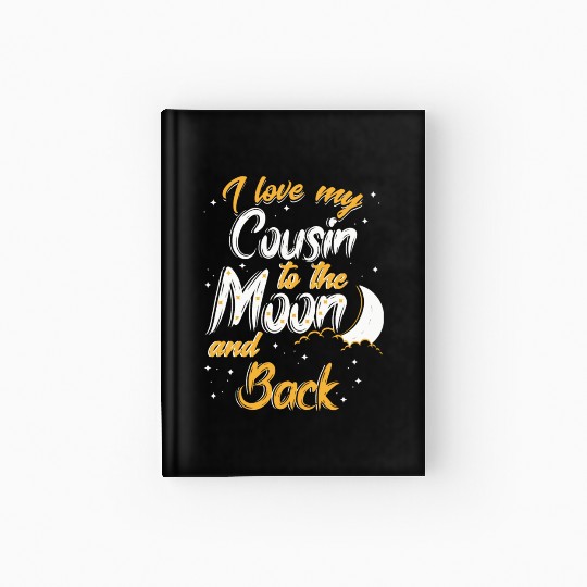 I love my cousin to the moon and back News Hardcover Journal