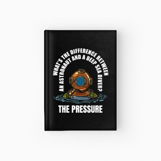 Scuba Diving Diver Hardcover Journal