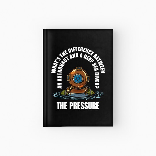 Scuba Diving Diver Hardcover Journal