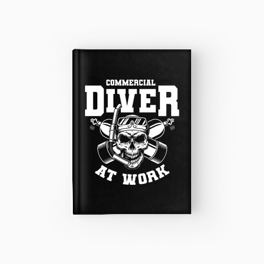 Scuba Diving Diver Hardcover Journal