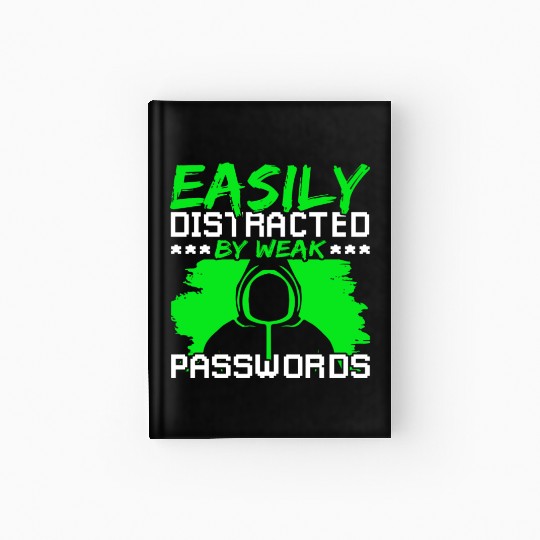 Cyber Security Ethical Hacker Password Hardcover Journal