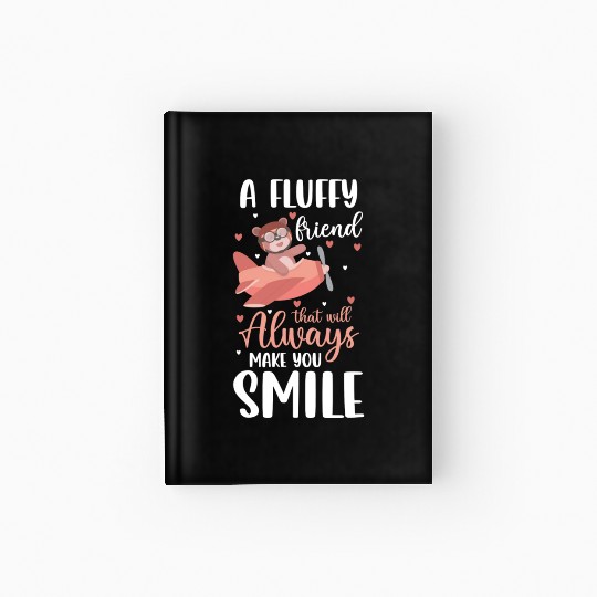 Teddy Bear Protector Cute Hardcover Journal