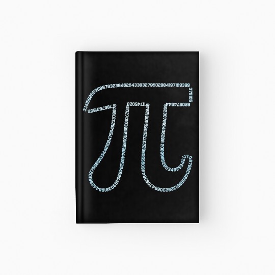 Irrational Number Math Physics 3.14 Pi Hardcover Journal