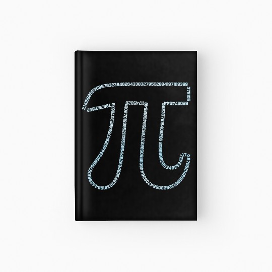 Irrational Number Math Physics 3.14 Pi Hardcover Journal