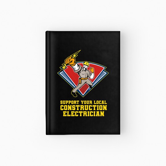 Electrician Electrical Engineer Lineman Hardcover Journal