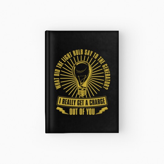Electrician Electrical Engineer Lineman Hardcover Journal