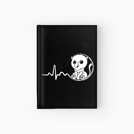 Proboscis Monkey Heartbeat Ape Wildlife Zookeeper Hardcover Journal