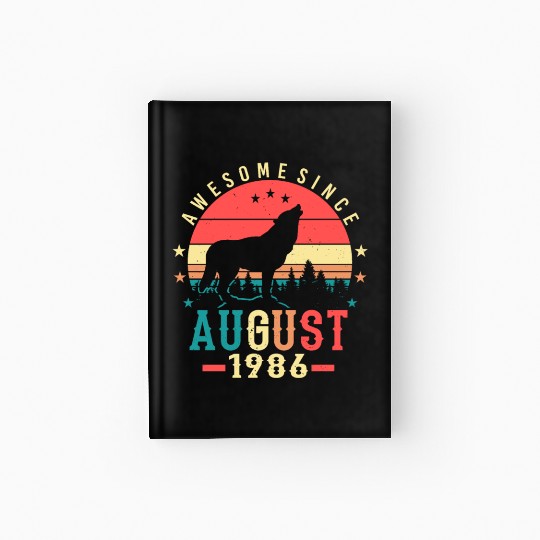 Year Of Construction 1986 In August Hardcover Journal