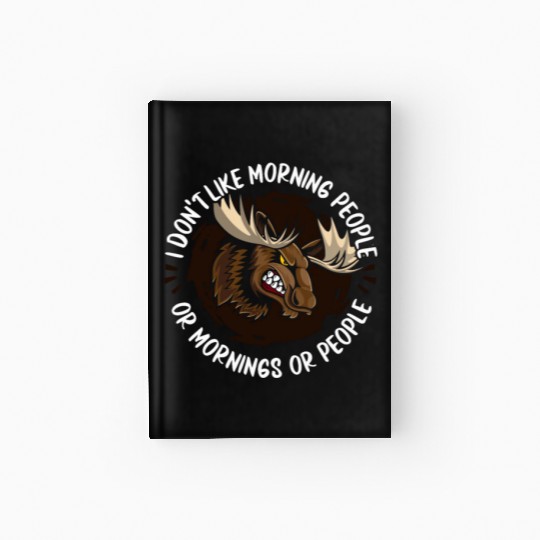 Moose Elk Hunting Hardcover Journal