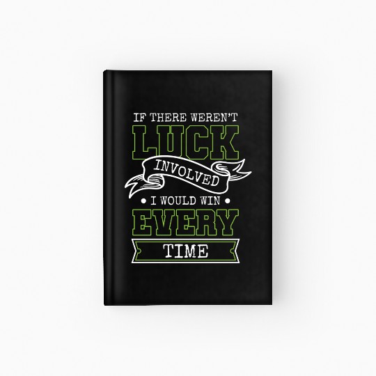 Card Game Gambling Player Blackjack Hardcover Journal