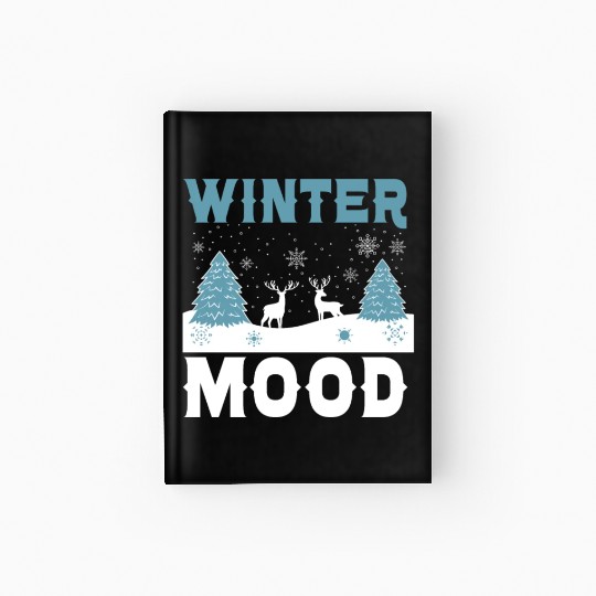 Winter Mood Snow Snowy Climate Winter Season Hardcover Journal