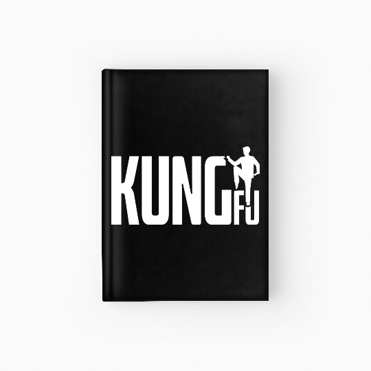 Kung Fu Simple Cool Artwork Hardcover Journal