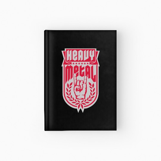 Laurel wreath heavy metal Hardcover Journal